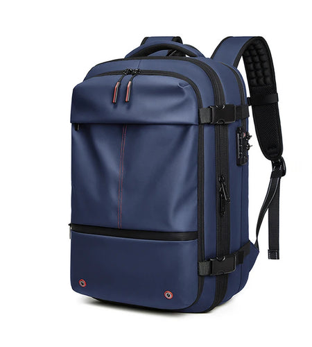 Travel Men 17 Inch Laptop Backpack Vacuum Compression Backpack Business Large Capacity School Backpack Expand Outdoor Backpack